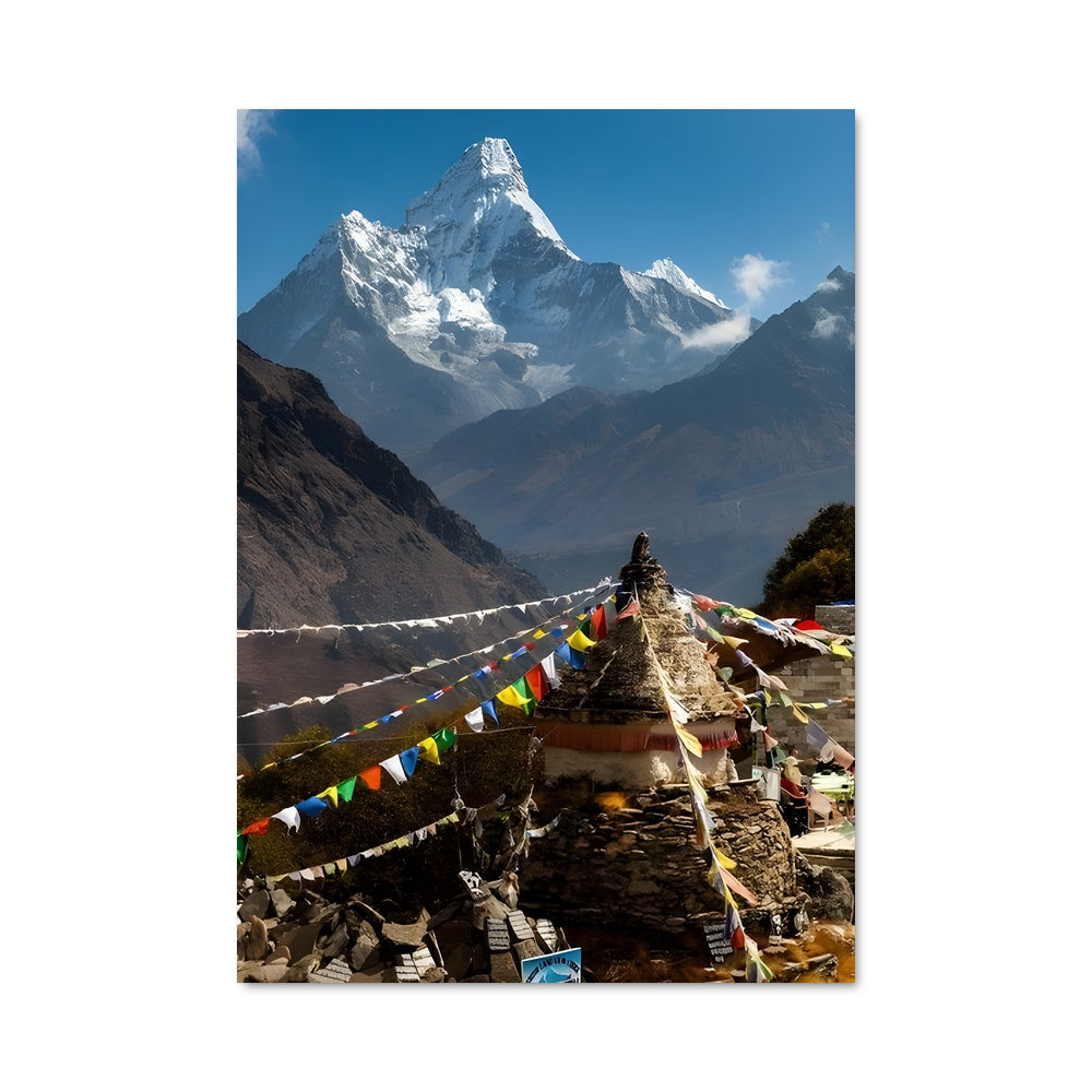 Poster Les Drapeaux du Népal