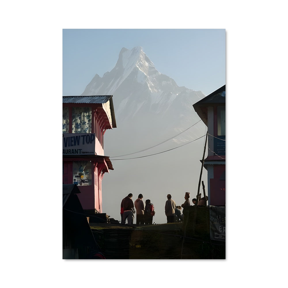 Poster Toit de Katmandou