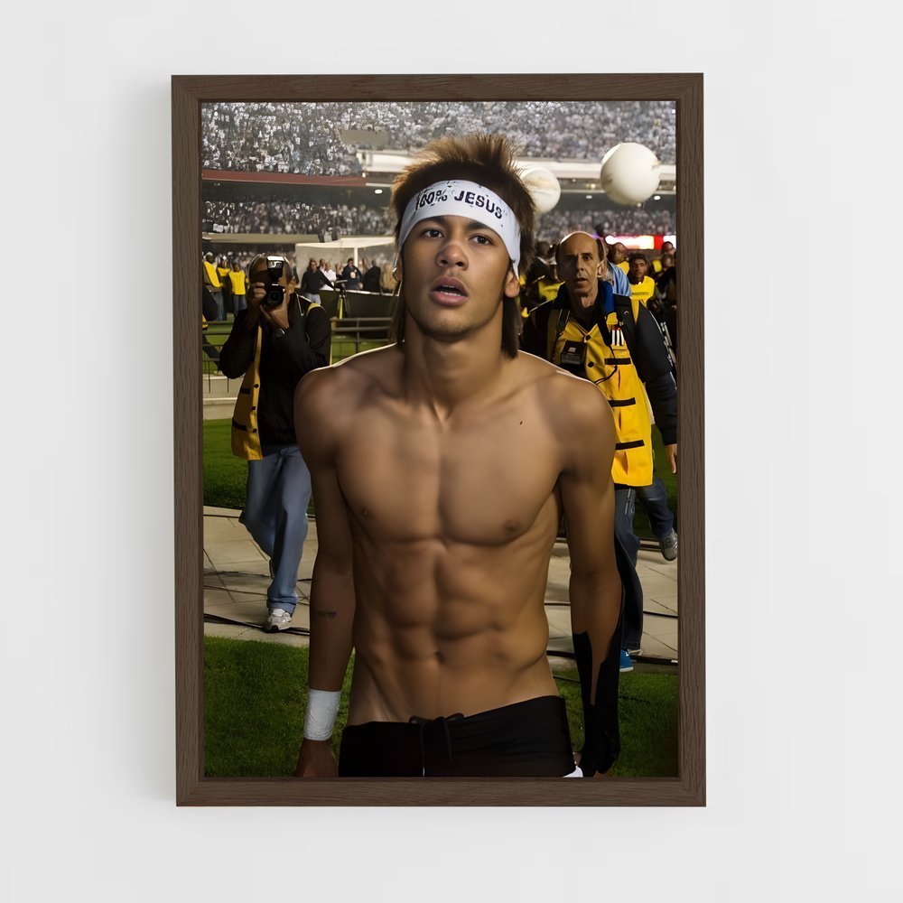 ap-neymar-5 cadre Bois foncé