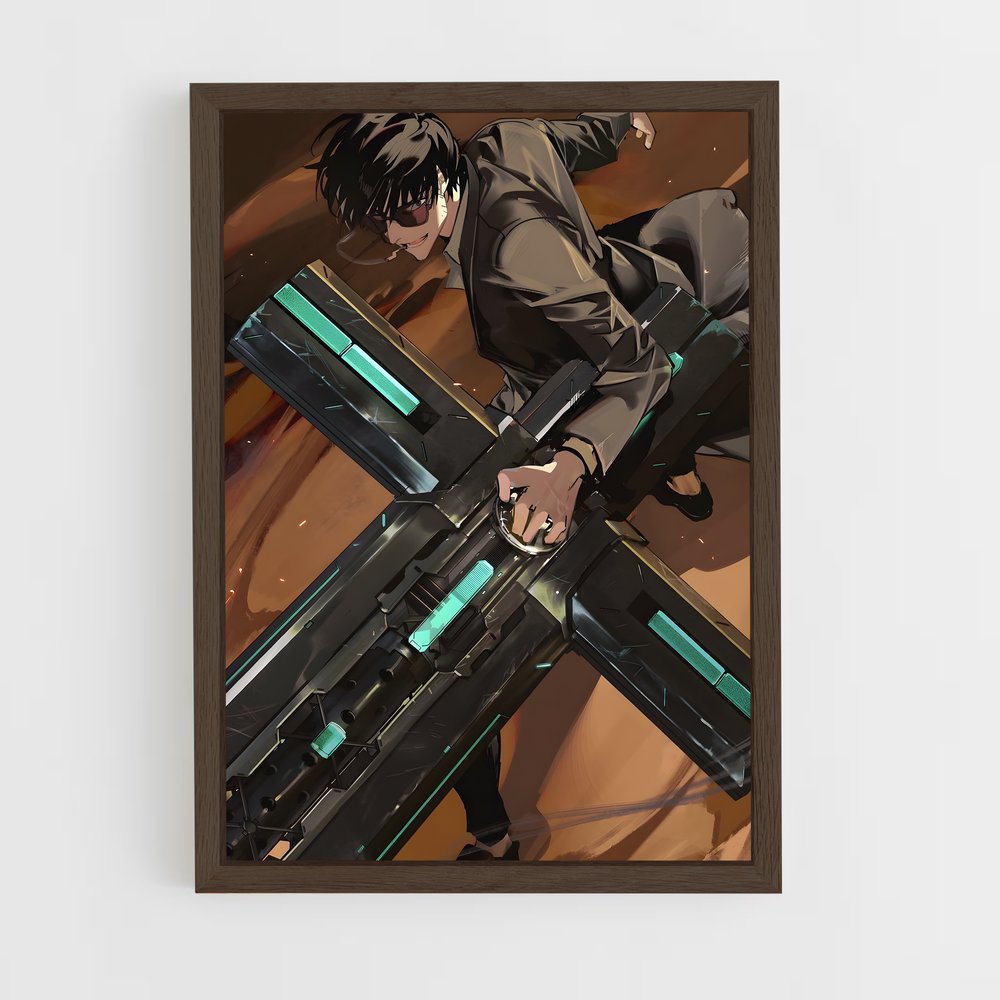 ap-nicholas d wolfwood-4 cadre Bois foncé