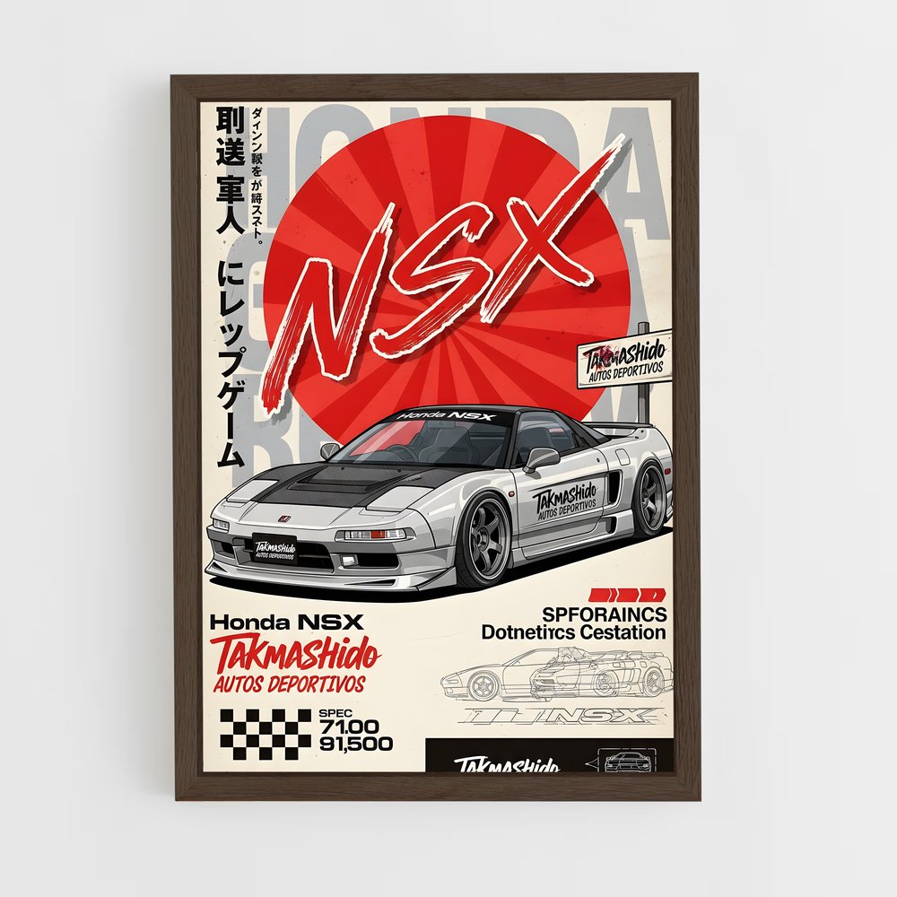 ap-nsx-1 cadre Bois foncé