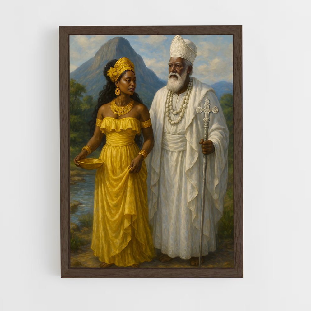 ap-obatala-14 cadre Bois foncé