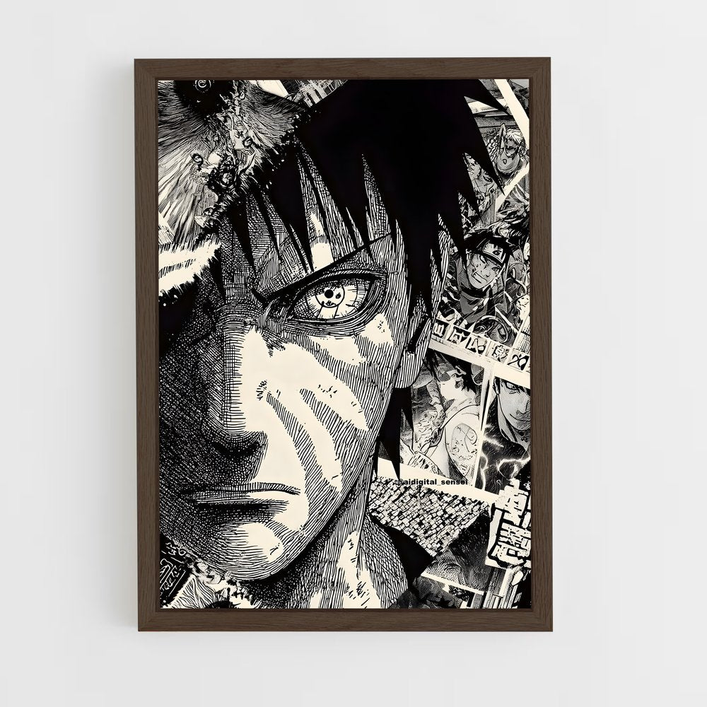 ap-obito uchiha-8 cadre Bois foncé