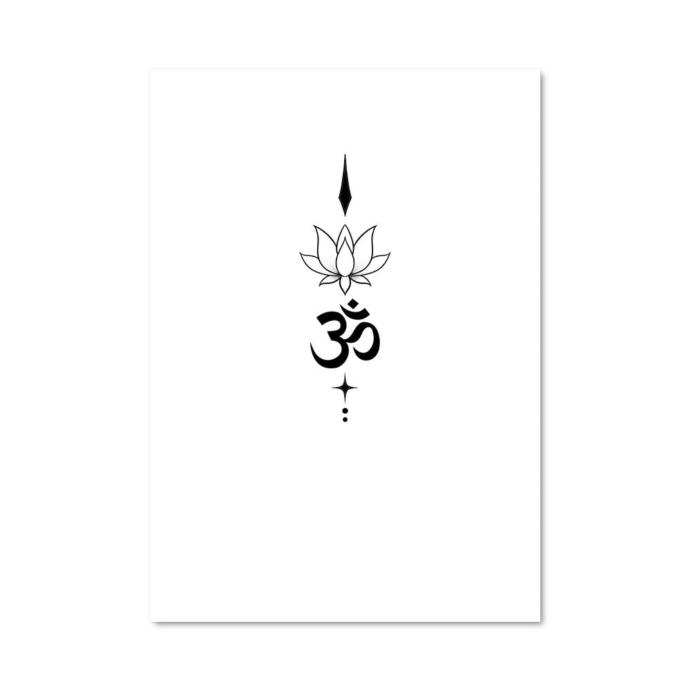 Poster Fleur de l'Om