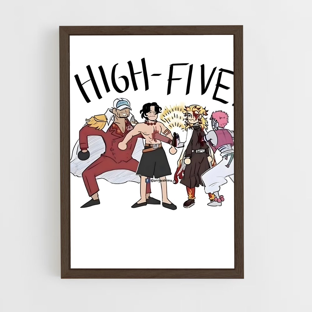 ap-one piece-1 cadre Bois foncé