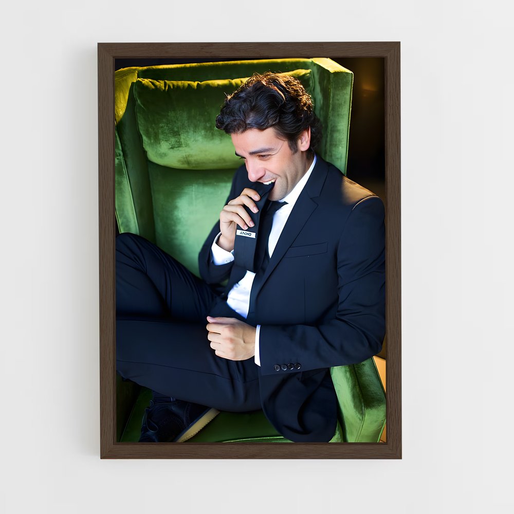 ap-oscar isaac-7 cadre Bois foncé