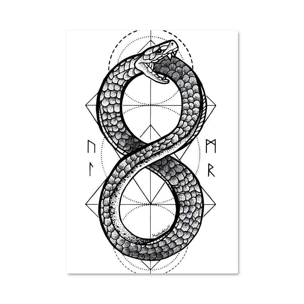 Poster Serpent Infini