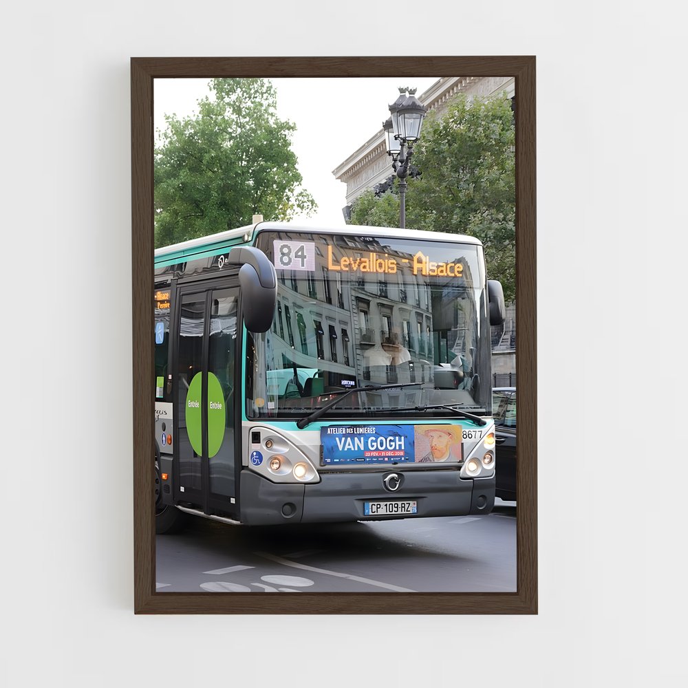 ap-paris bus-1 cadre Bois foncé