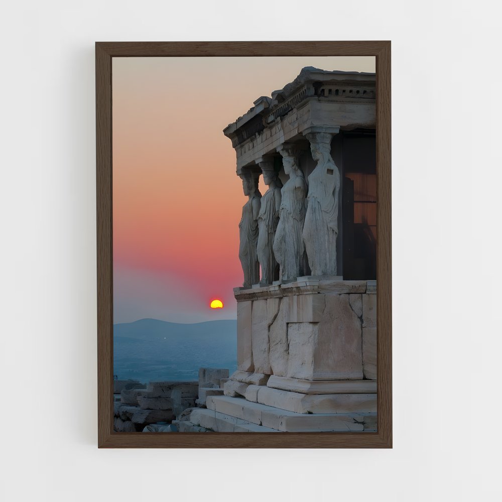 ap-parthenon-22 cadre Bois foncé