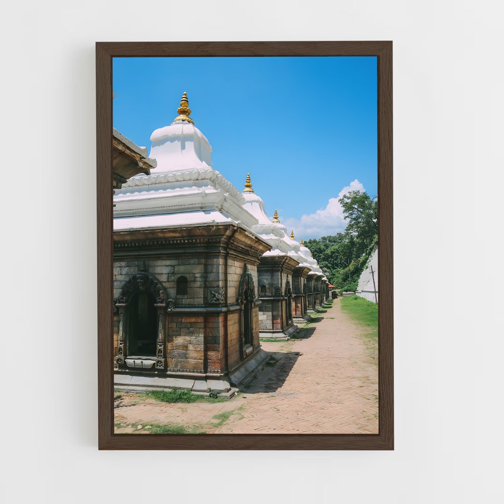 ap-pashupatinath temple-7 cadre Bois foncé