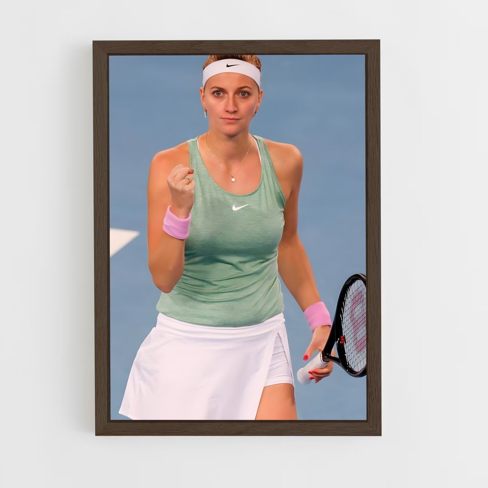 ap-petra kvitova-2 cadre Bois foncé