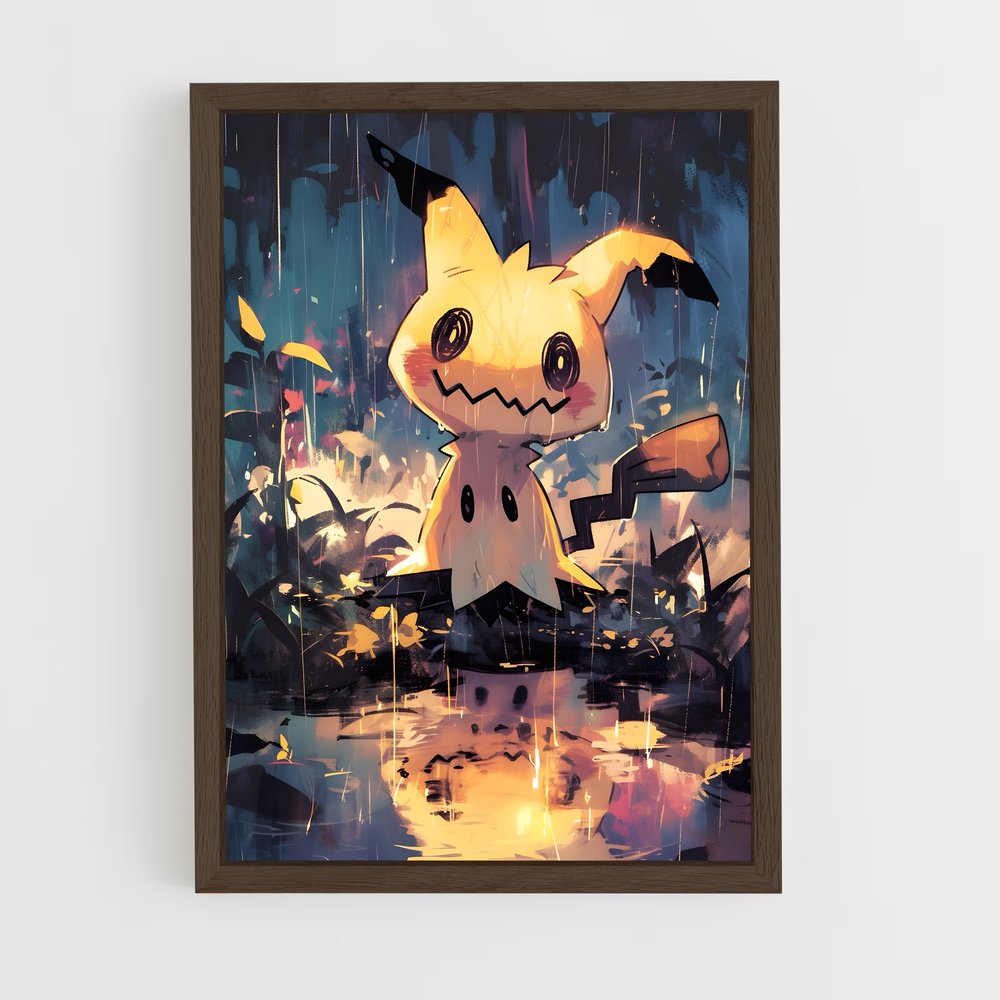 ap-pokemon-13 cadre Bois foncé