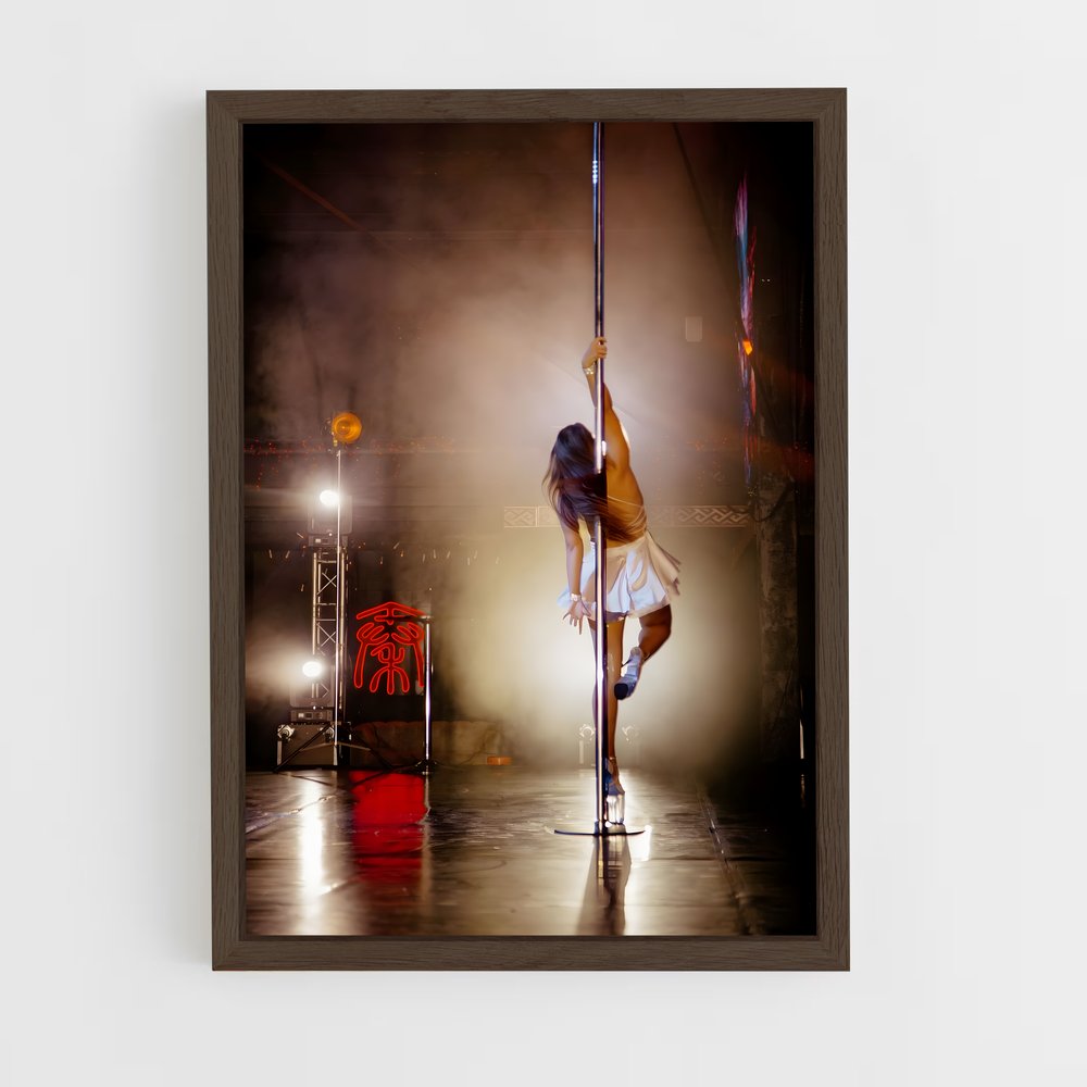 ap-pole theatre world-4 cadre Bois foncé