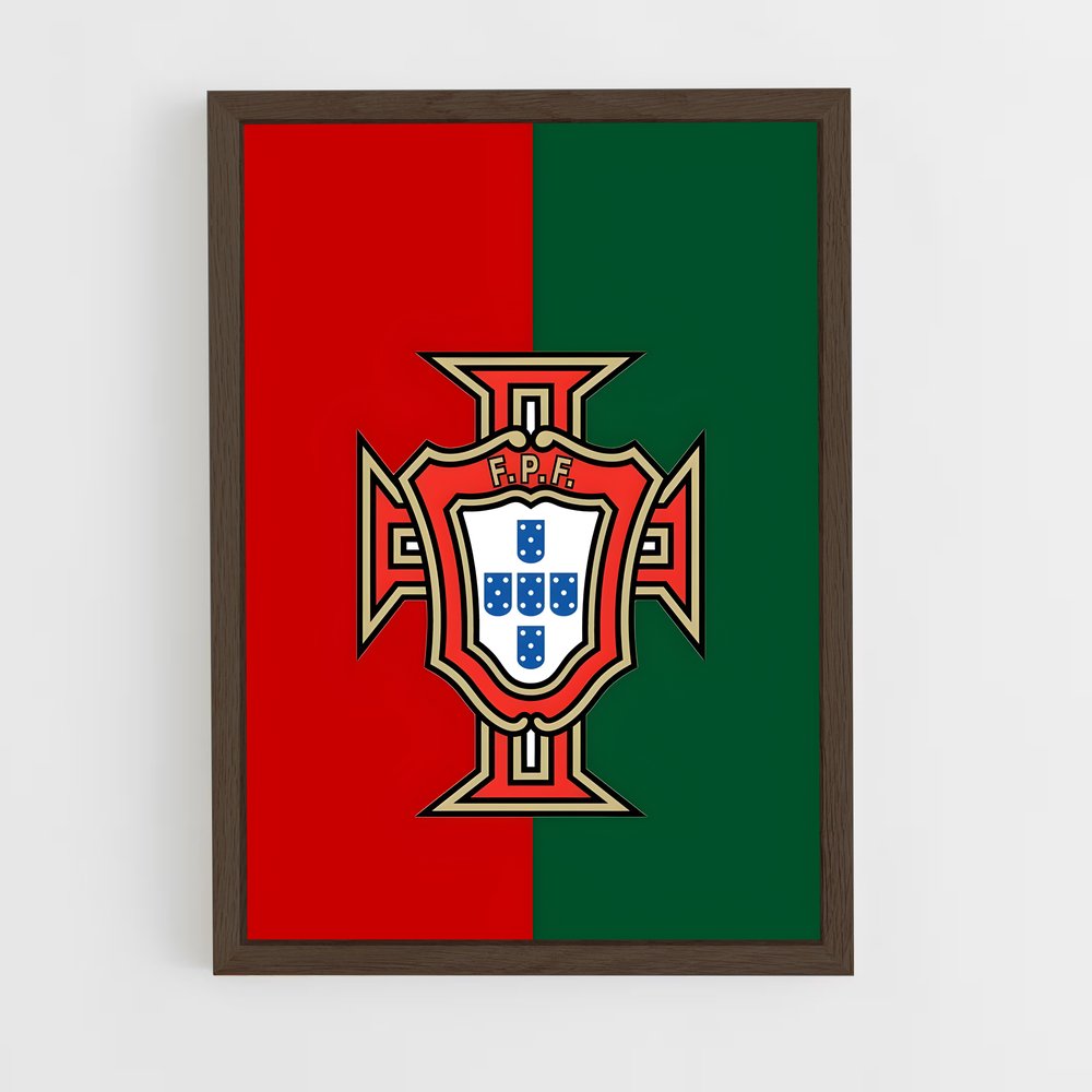 ap-portugal national football team-1 cadre Bois foncé
