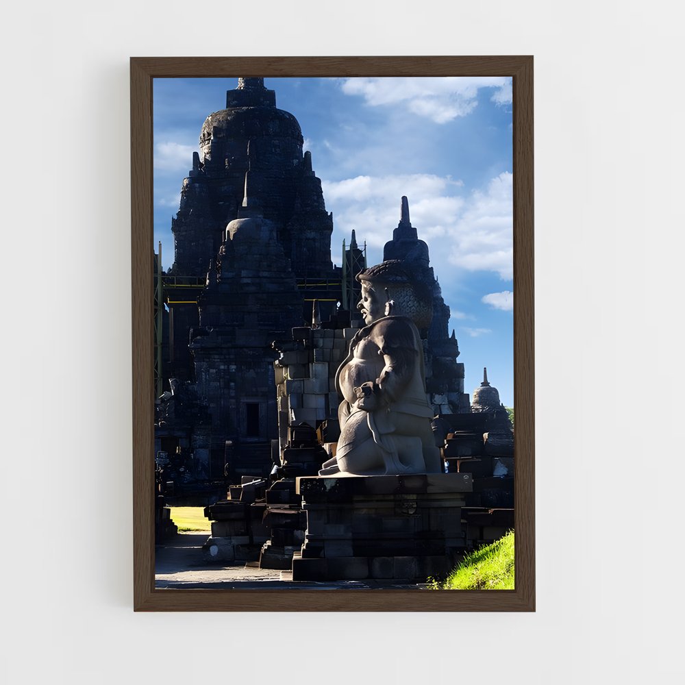 ap-prambanan-5 cadre Bois foncé