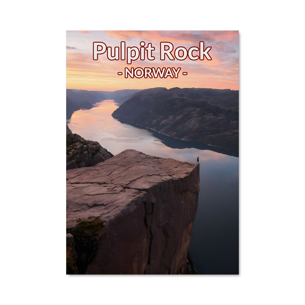 Poster Sommet de Preikestolen