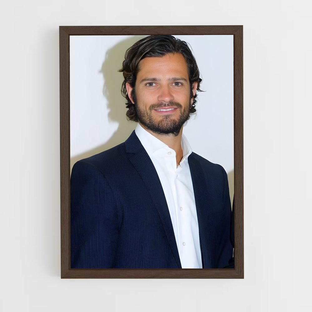 ap-prince carl philip-3 cadre Bois foncé