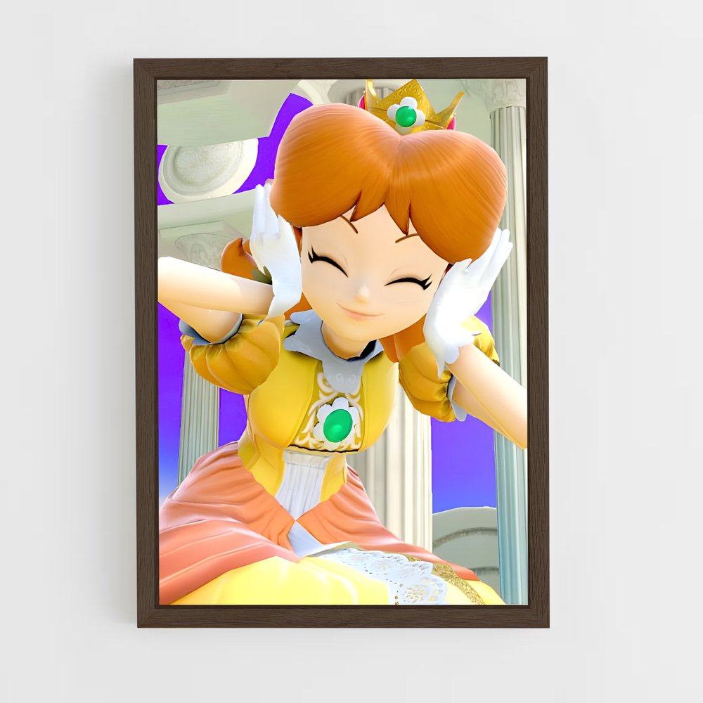 ap-princess daisy-1 cadre Bois foncé