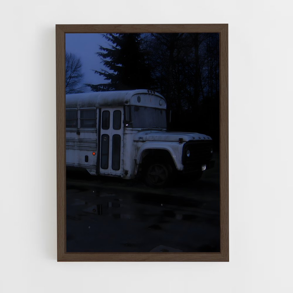 ap-prison bus-1 cadre Bois foncé