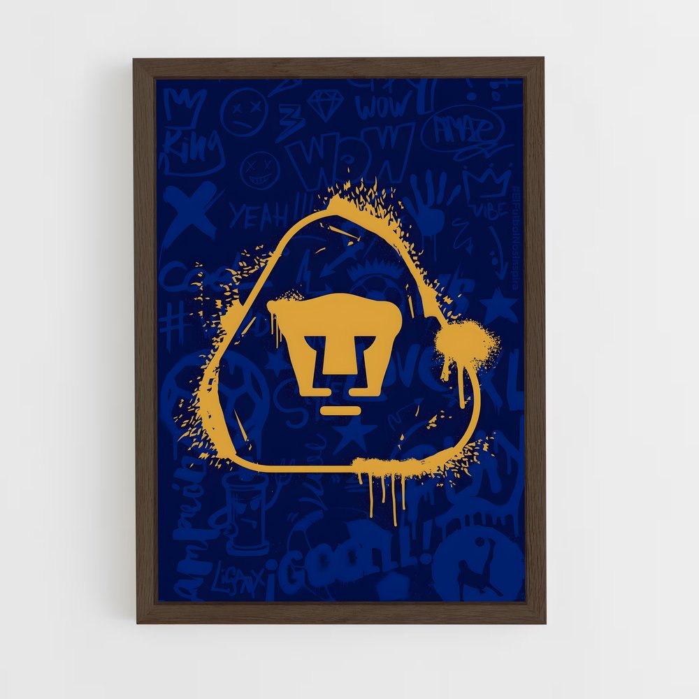 ap-pumas unam-8 cadre Bois foncé