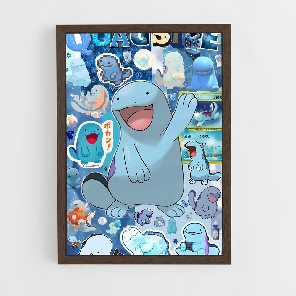 ap-quagsire-3 cadre Bois foncé