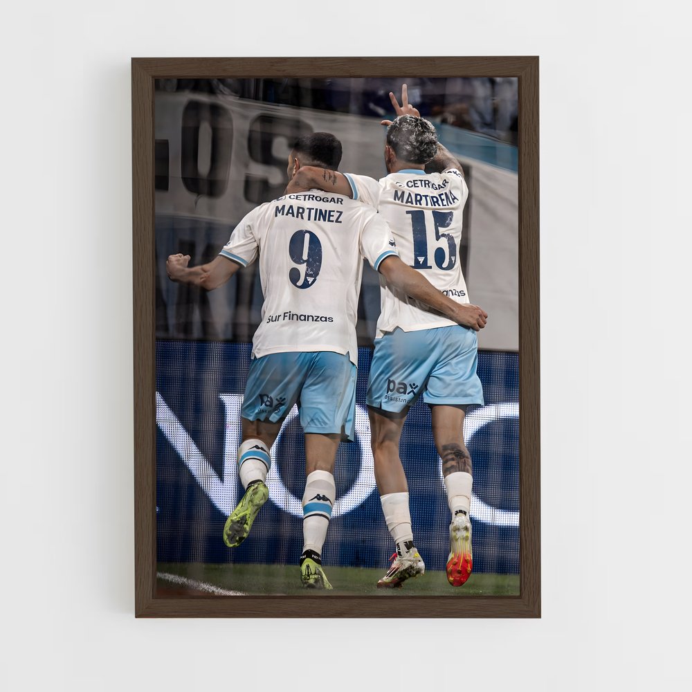 ap-racing club de avellaneda-9 cadre Bois foncé