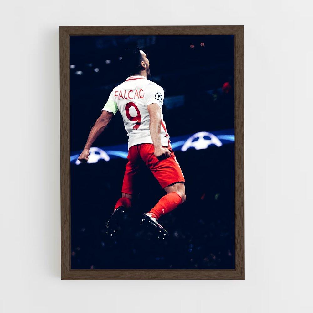 ap-radamel falcao-4 cadre Bois foncé