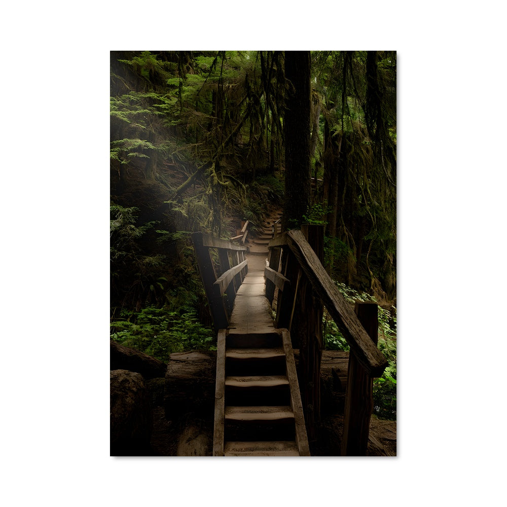 Poster Escalier vers la Cascade