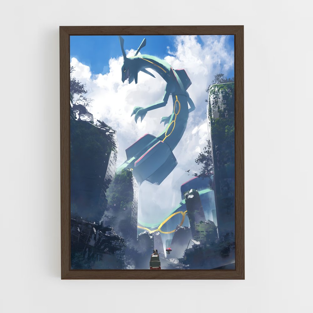 ap-rayquaza-8 cadre Bois foncé