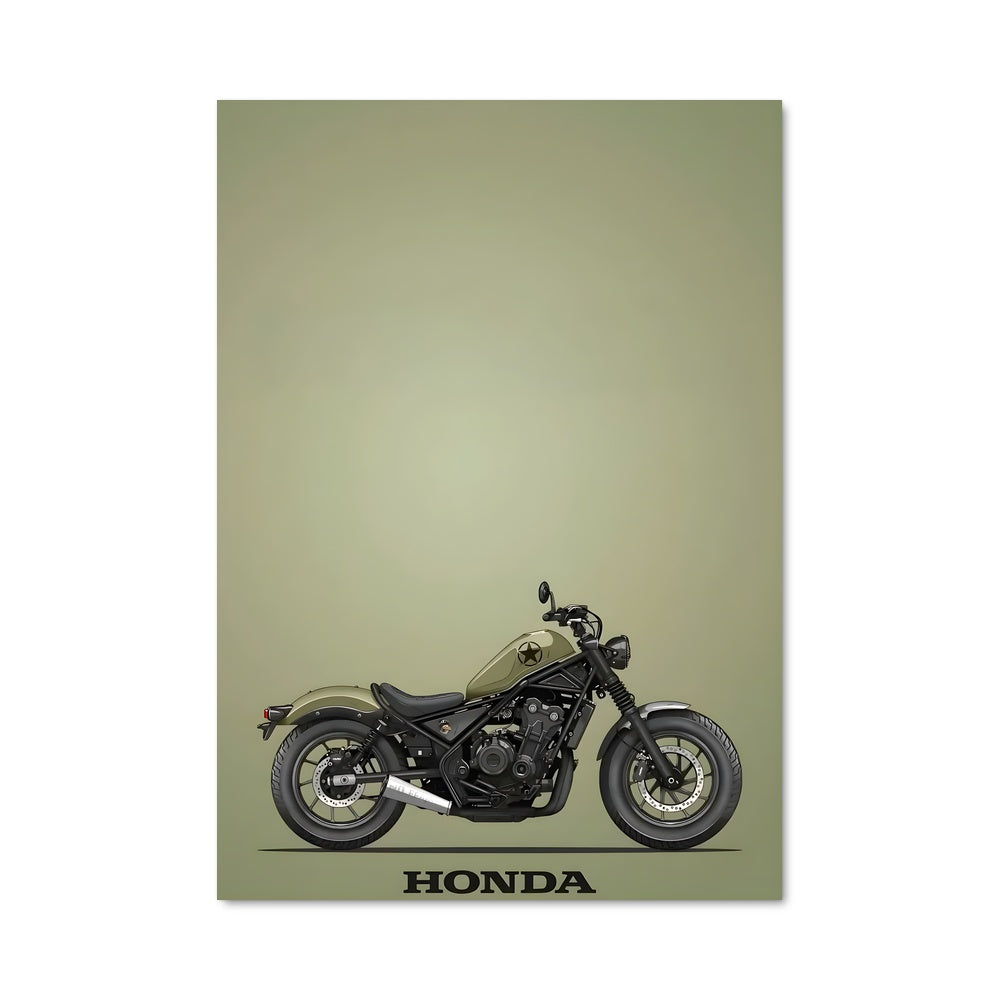 Poster Honda Rebel 500