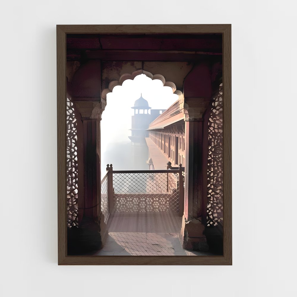 ap-red fort-3 cadre Bois foncé