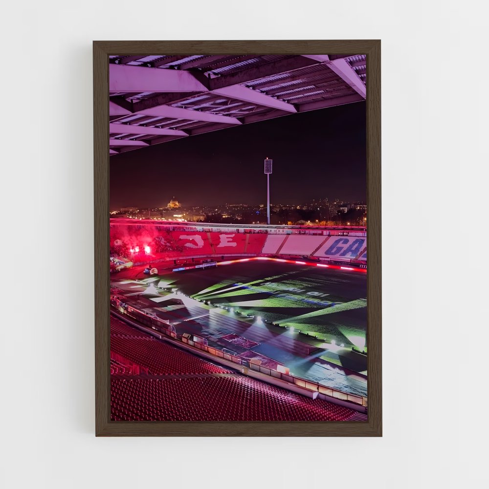 ap-red star belgrade-9 cadre Bois foncé