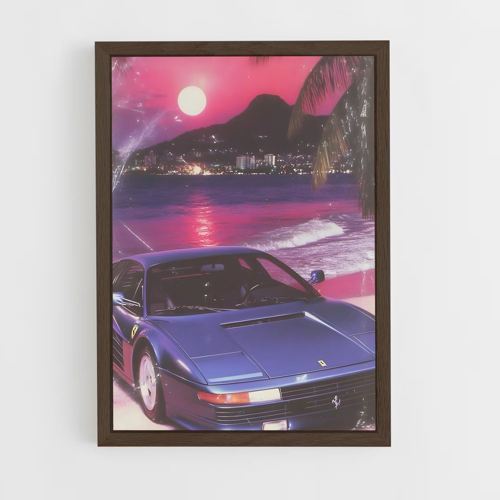 ap-retrowave-10 cadre Bois foncé
