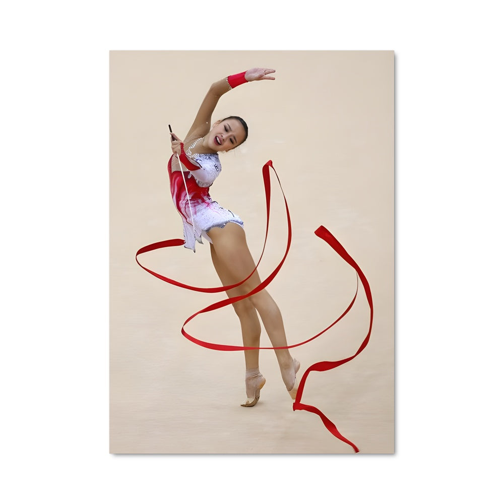 Poster Ribbon rhythmic gymnastics 66634