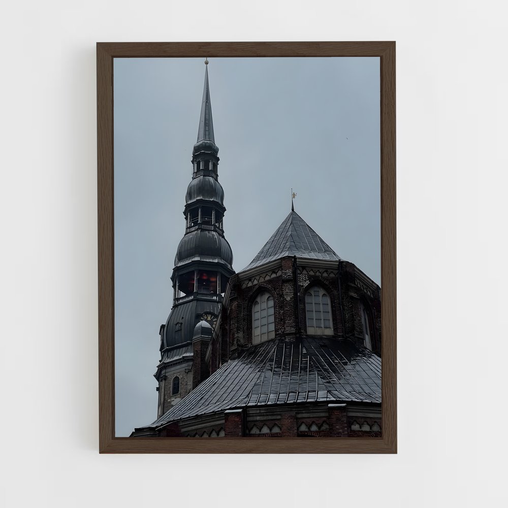 ap-riga old town-4 cadre Bois foncé