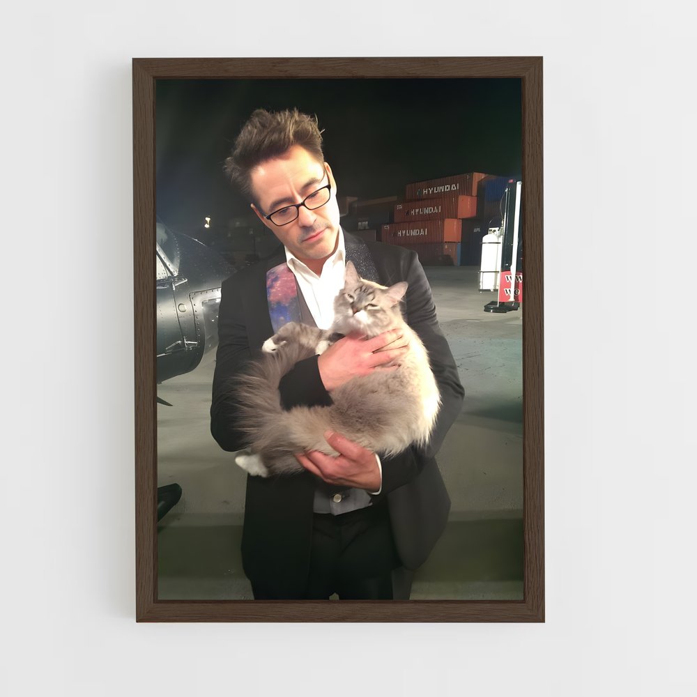ap-robert downey jr-8 cadre Bois foncé