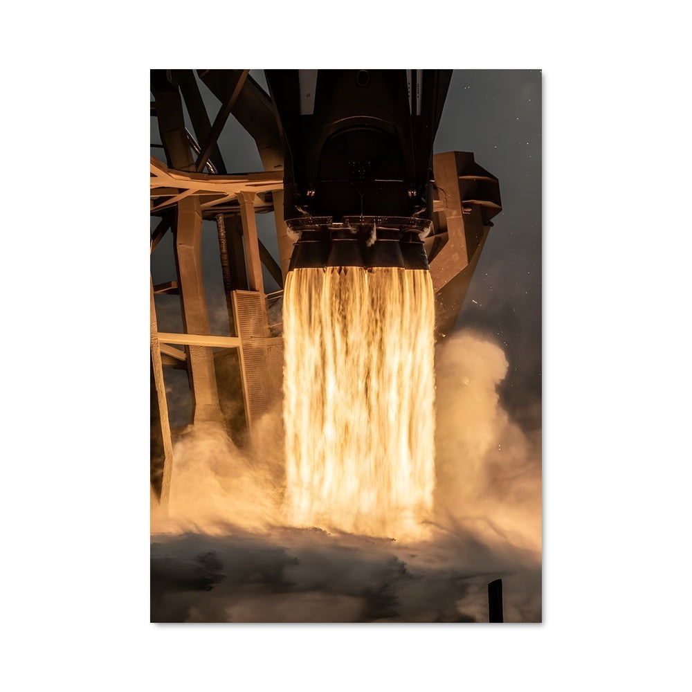 Poster Lancement Métallique