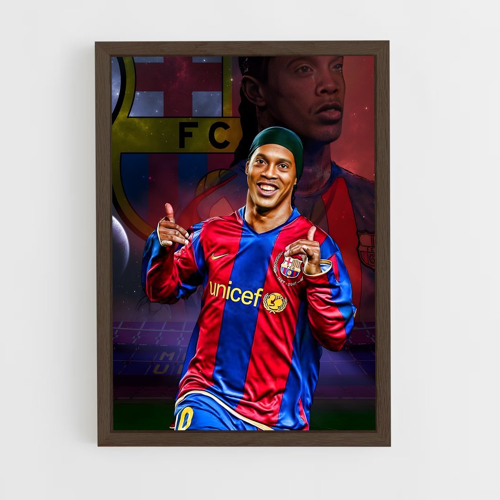 ap-ronaldinho-5 cadre Bois foncé