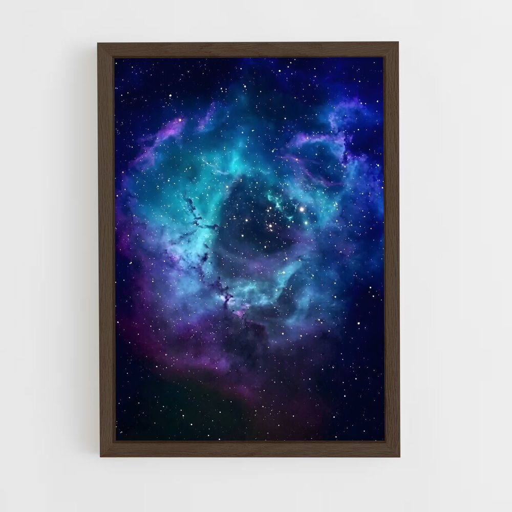 ap-rosette nebula-3 cadre Bois foncé