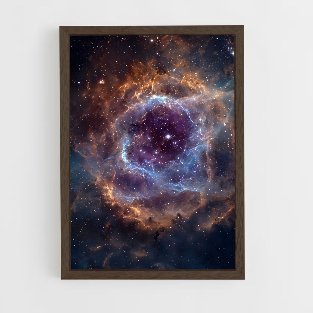 ap-rosette nebula-6 cadre Bois foncé