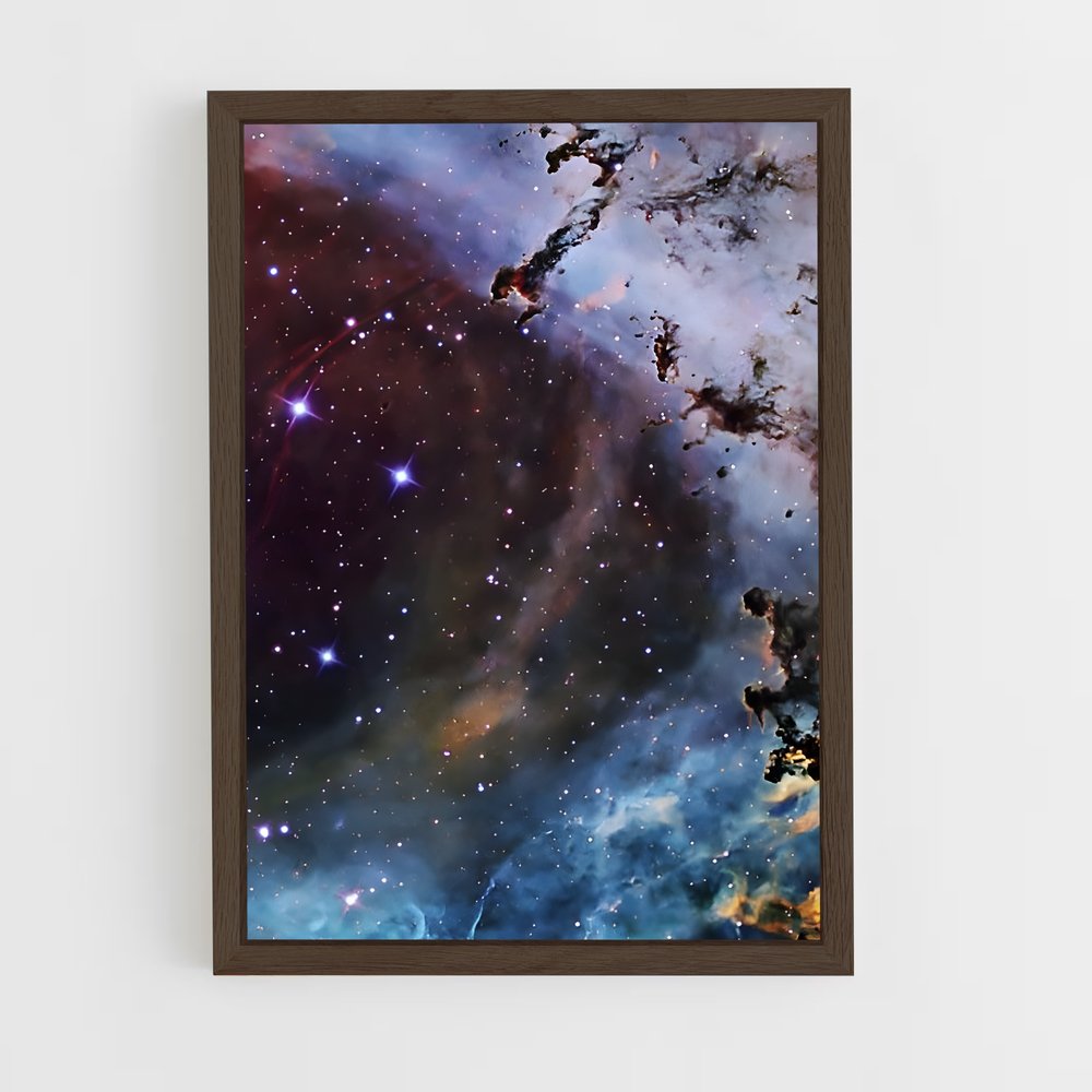 ap-rosette nebula-7 cadre Bois foncé