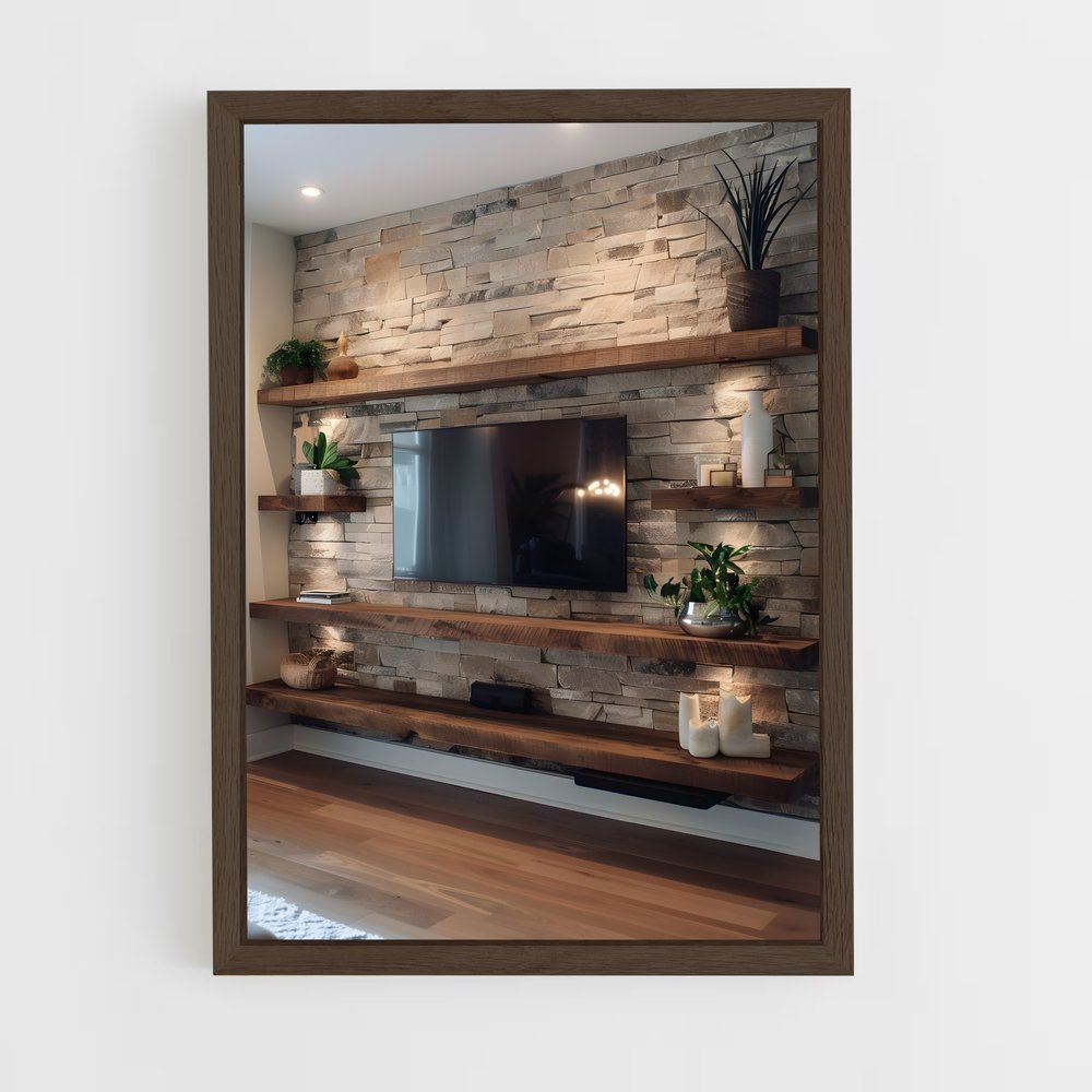 ap-rustic-23 cadre Bois foncé