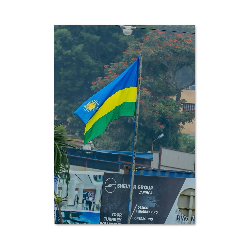 Poster Flamme du Rwanda