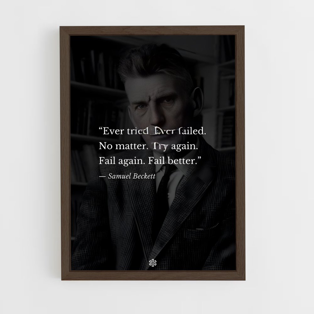 ap-samuel beckett-2 cadre Bois foncé