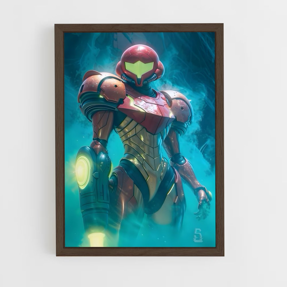 ap-samus aran-1 cadre Bois foncé