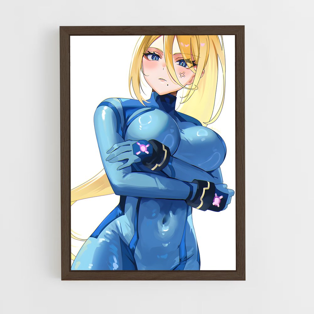 ap-samus aran-2 cadre Bois foncé
