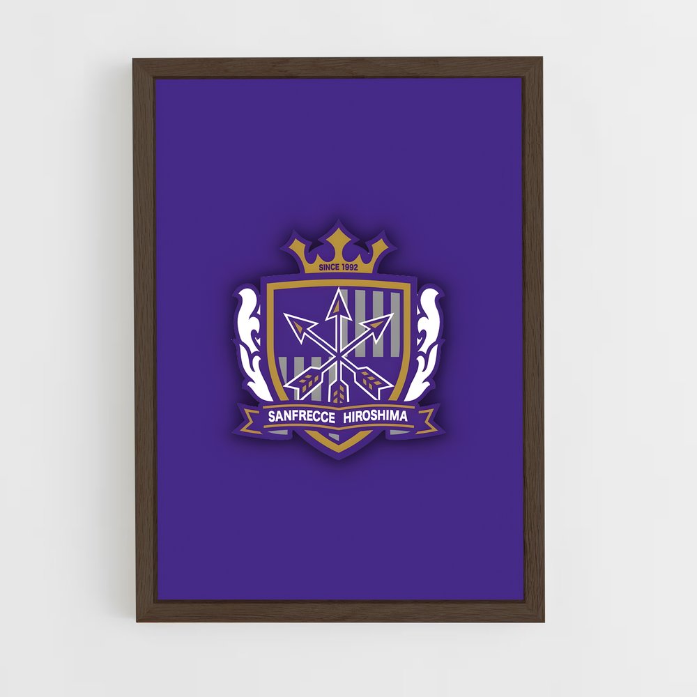ap-sanfrecce hiroshima-1 cadre Bois foncé