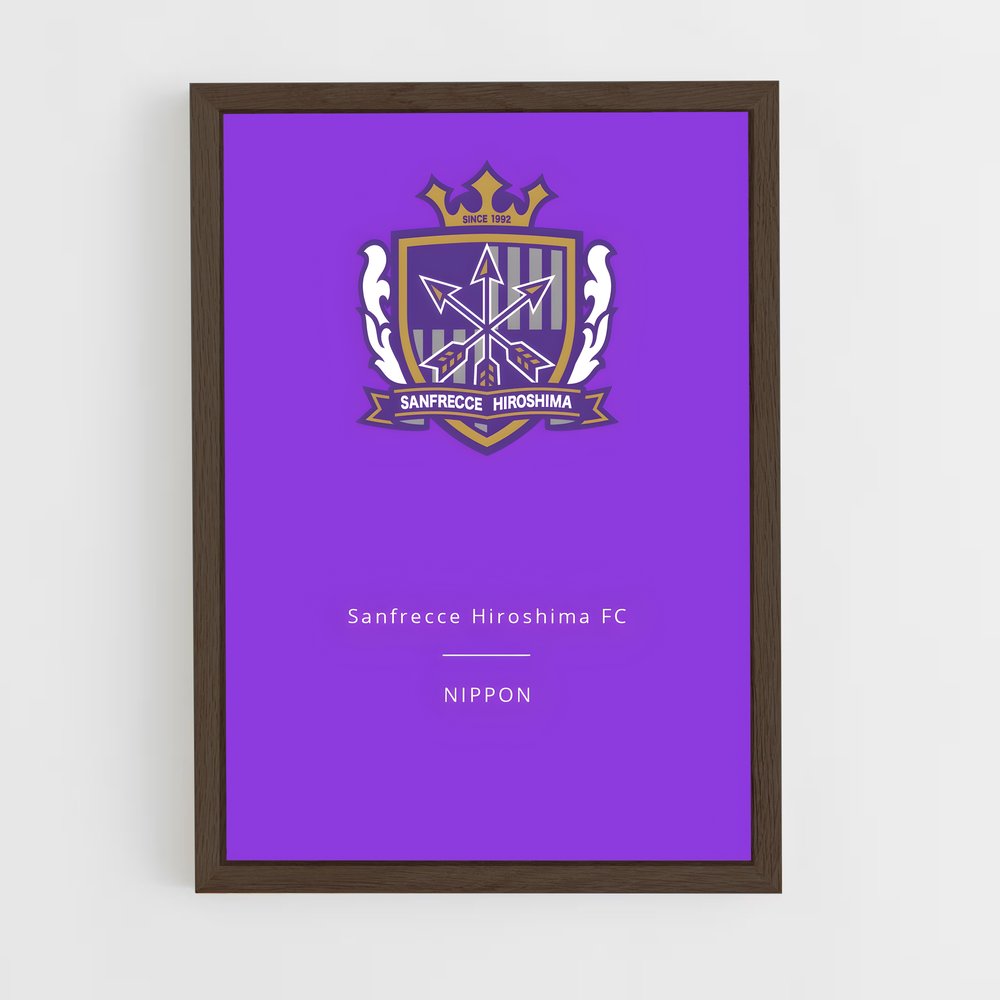 ap-sanfrecce hiroshima-5 cadre Bois foncé