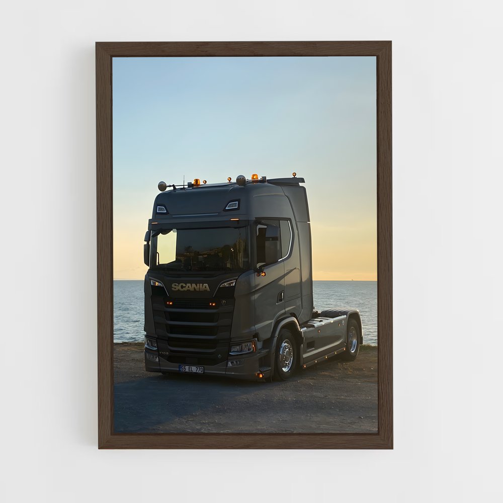 ap-scania r series-1 cadre Bois foncé