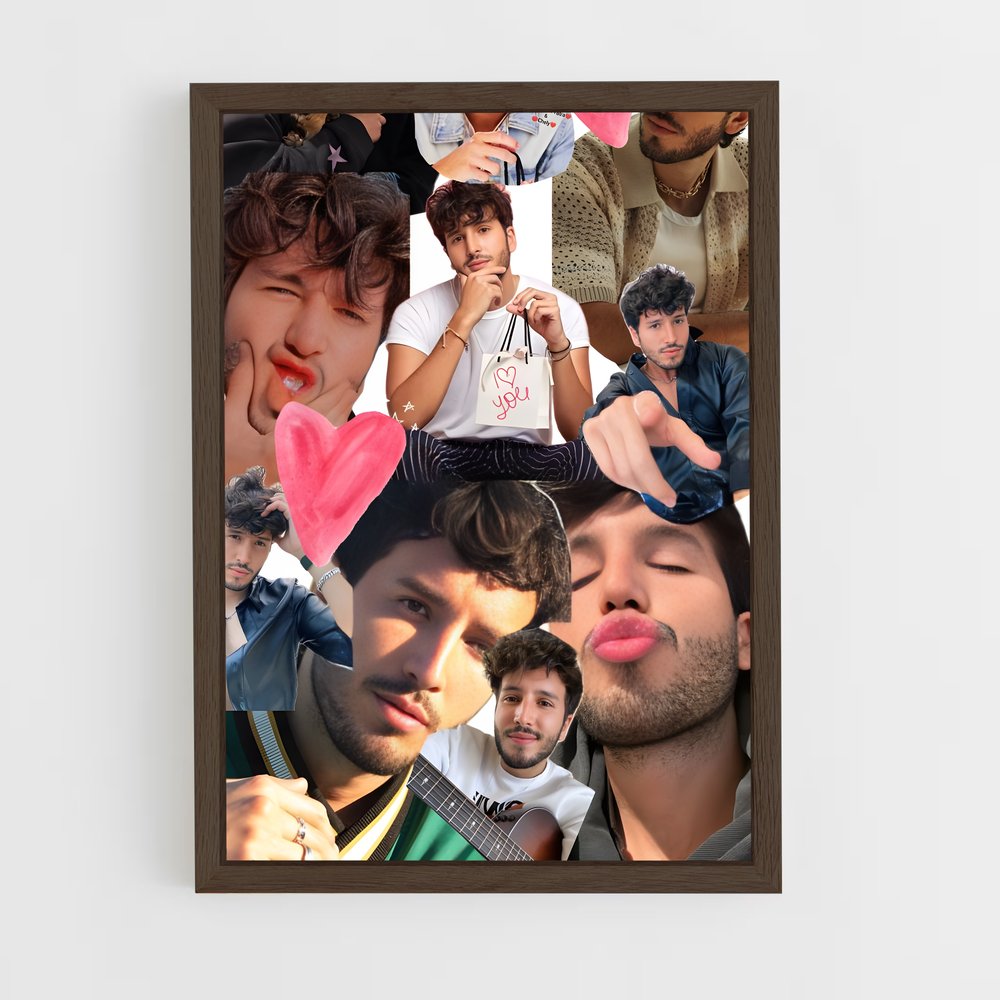 ap-sebastian yatra-2 cadre Bois foncé